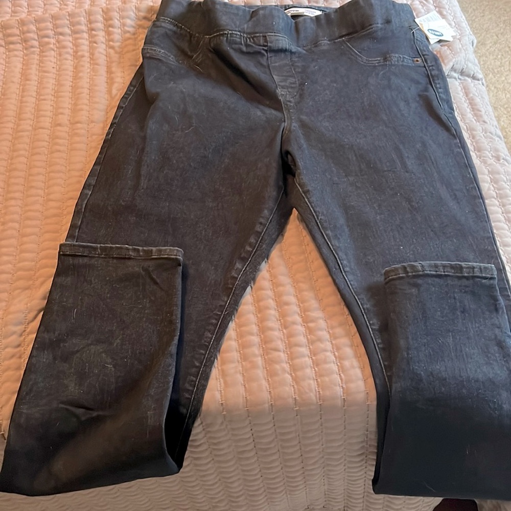 NWT Old Navy women’s Rockstar Dark Blue Jeggings size 14